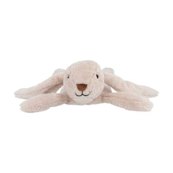 Peluche chauffante bouillotte Milo le lapin Gris clair