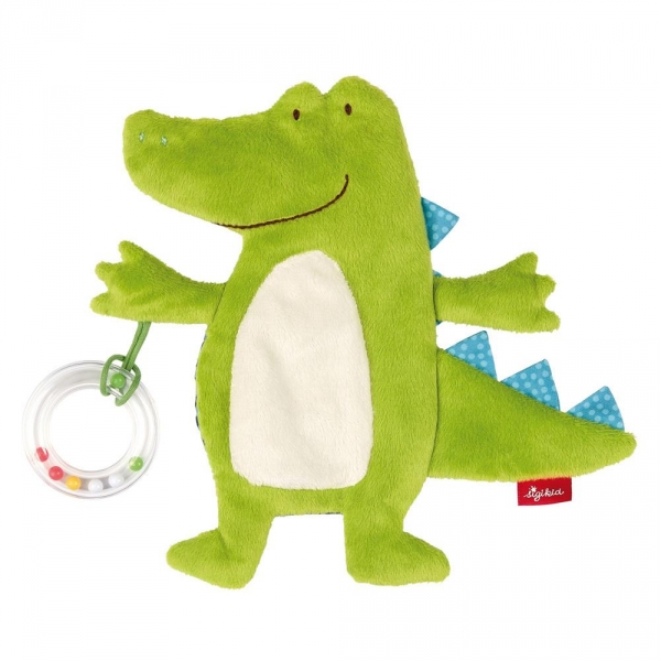 Doudou d'activité crocodile