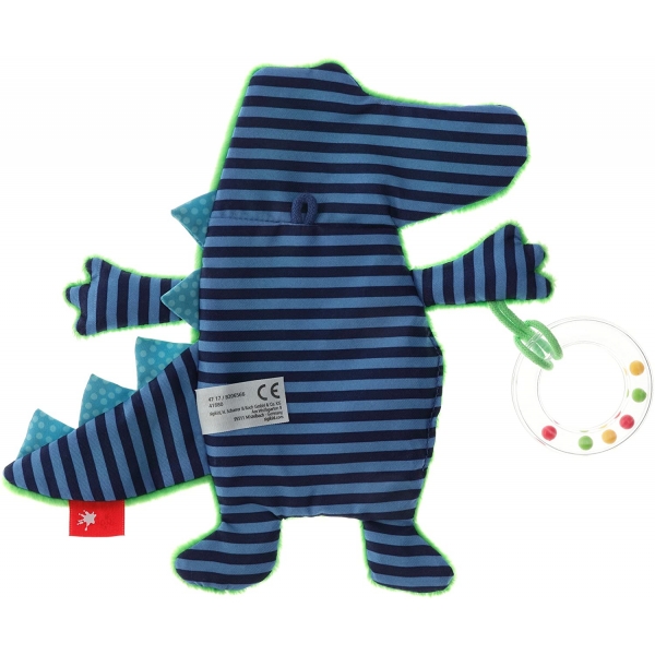 Doudou d'activité crocodile