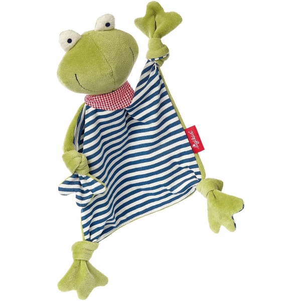 Doudou coton bio Grenouille