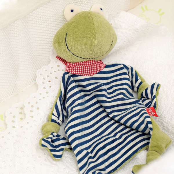 Doudou coton bio Grenouille