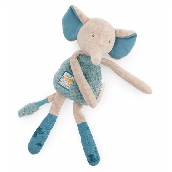 Peluche hochet Sous mon baobab - Eléphant