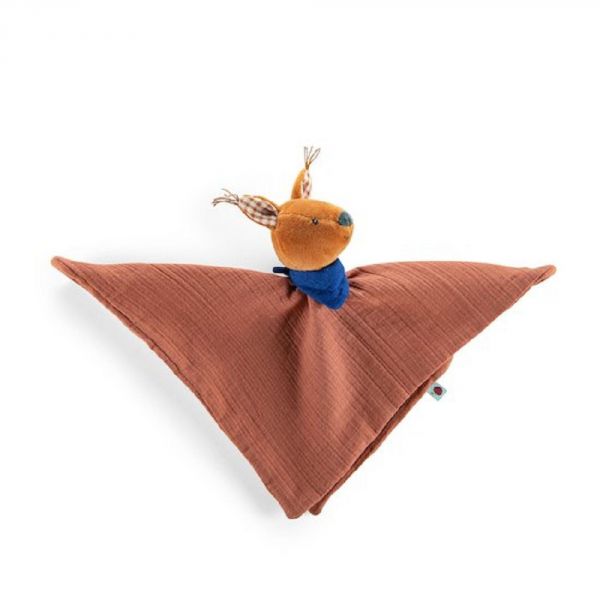 Doudou lange écureuil Pomme des bois