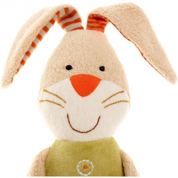 Doudou en coton bio Lapin