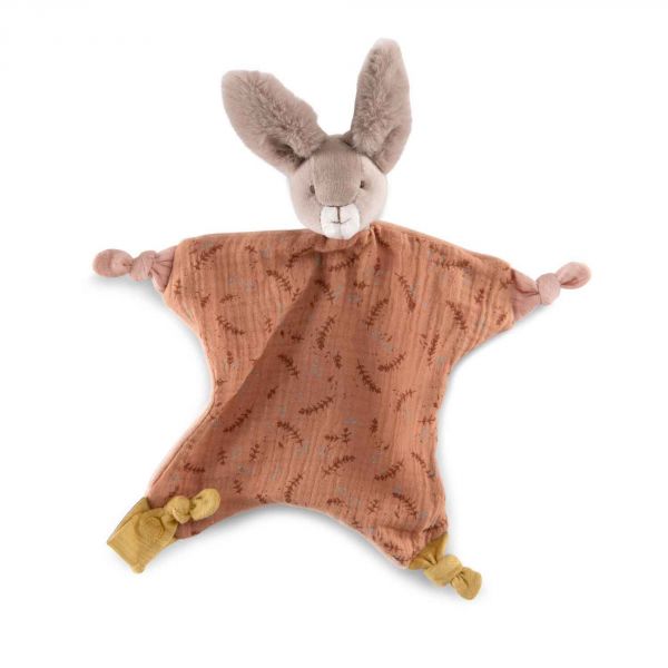 Doudou lapin Trois petits lapins - Argile