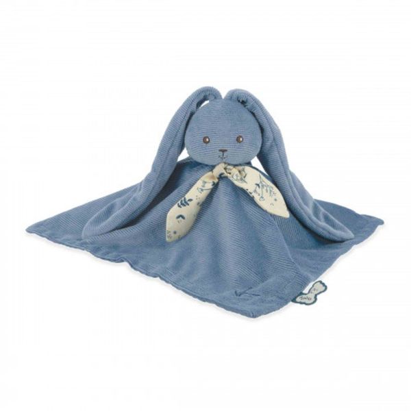 Doudou lapin Lapinoo Bleu horizon