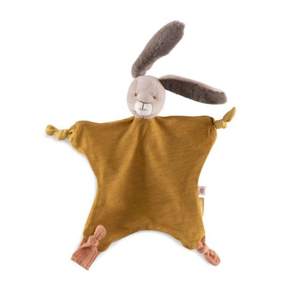 Doudou lapin Trois petits lapins - Ocre