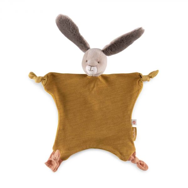 Doudou lapin Trois petits lapins - Ocre