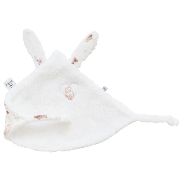 Doudou lapin petit coeur fausse fourrure angora Cosy Forest
