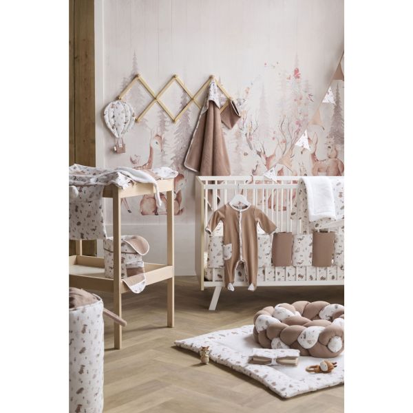 Doudou lapin petit coeur fausse fourrure angora Cosy Forest