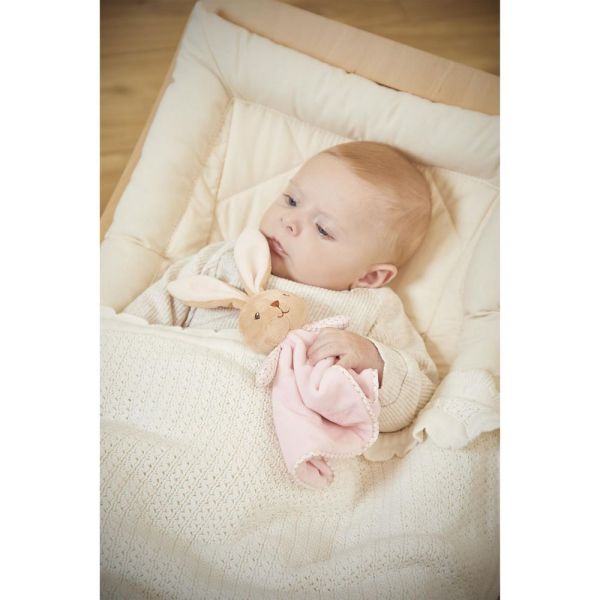 Doudou rond Lapin Rose