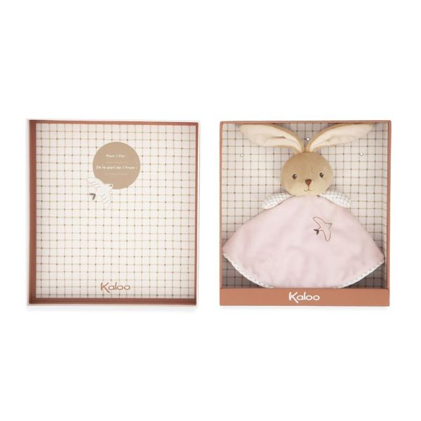 Doudou rond Lapin Rose