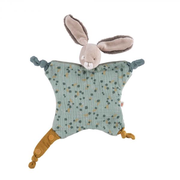 Doudou lapin Trois petits lapins - Sauge