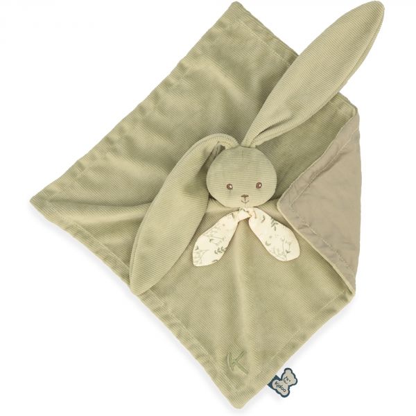 Doudou lapin Lapinoo Vert