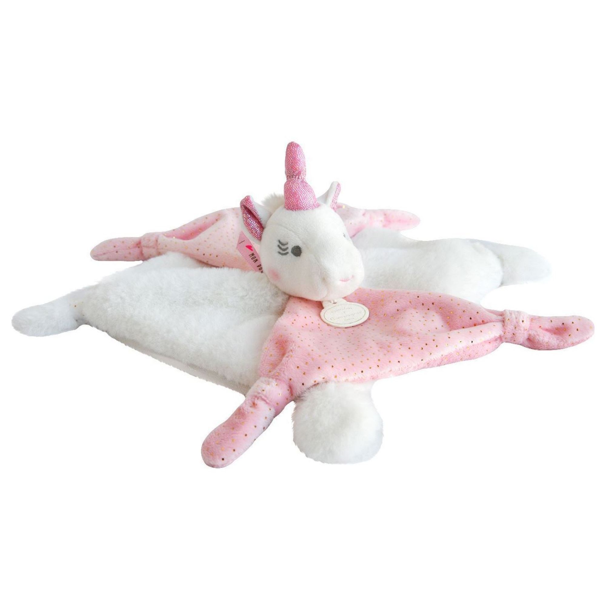 Doudou Licorne rose - Made in Bébé