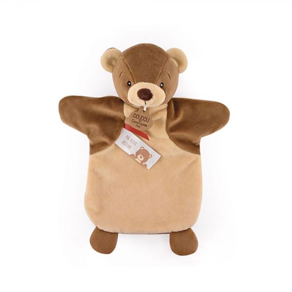 Doudou marionnette à main Ours