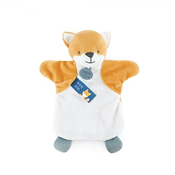 Doudou marionnette à main Renard