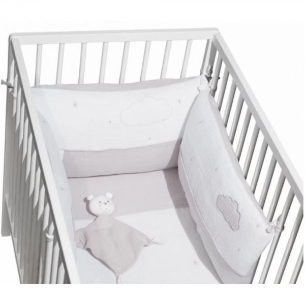 Doudou mouchoir plat Lily Grey