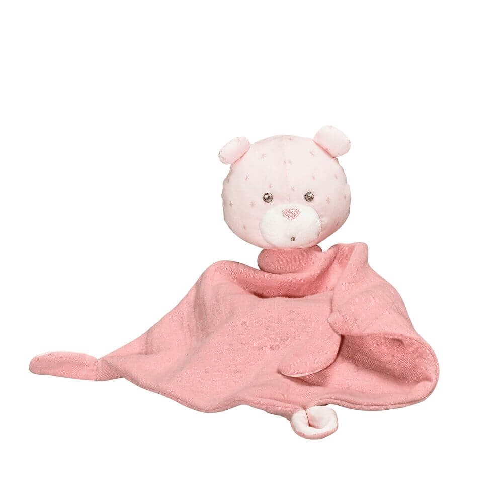 Doudou mouchoir plat Lily Poudrée - Made in Bébé