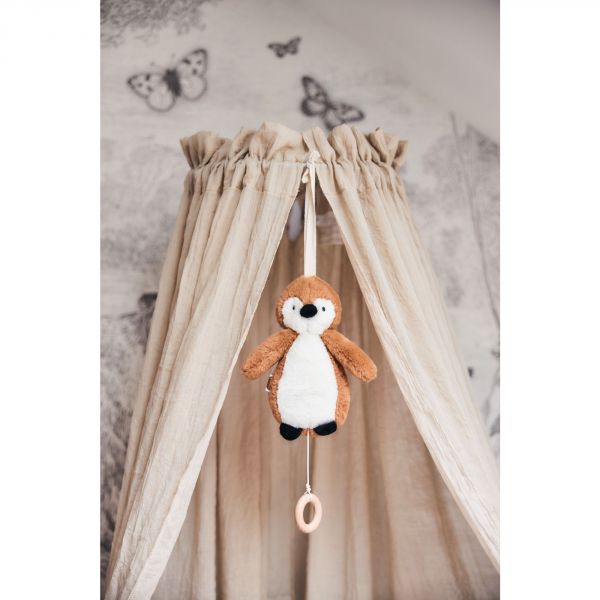 Peluche musicale Pingouin Caramel