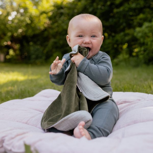 Doudou plat Kangourou Dusty Pink