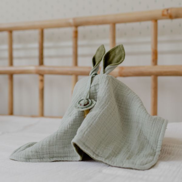 Doudou plat Kangourou Dusty Pink