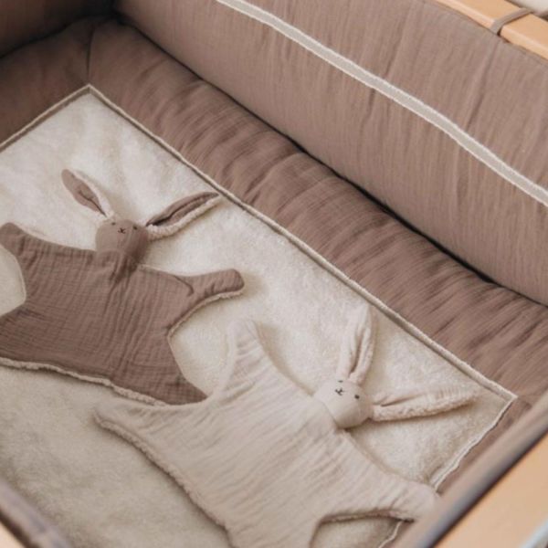 Doudou lapin Crème