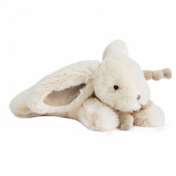 Doudou moyen Lapin bonbon taupe