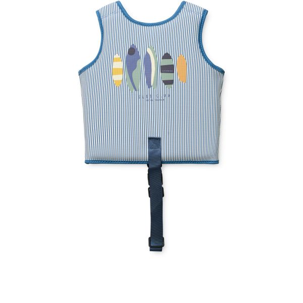 Gilet de natation enfant Dove Stripe Riverside crème de la crème 2-3 ans