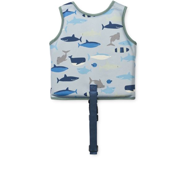 Gilet de natation enfant Dove Shark Dove blue 2-3 ans