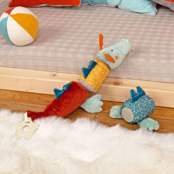 Peluche puzzle Dargon avec velcro