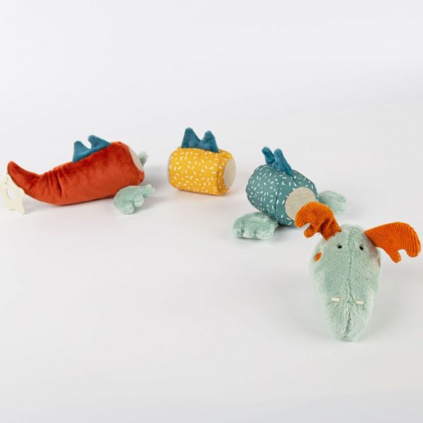 Peluche puzzle Dargon avec velcro