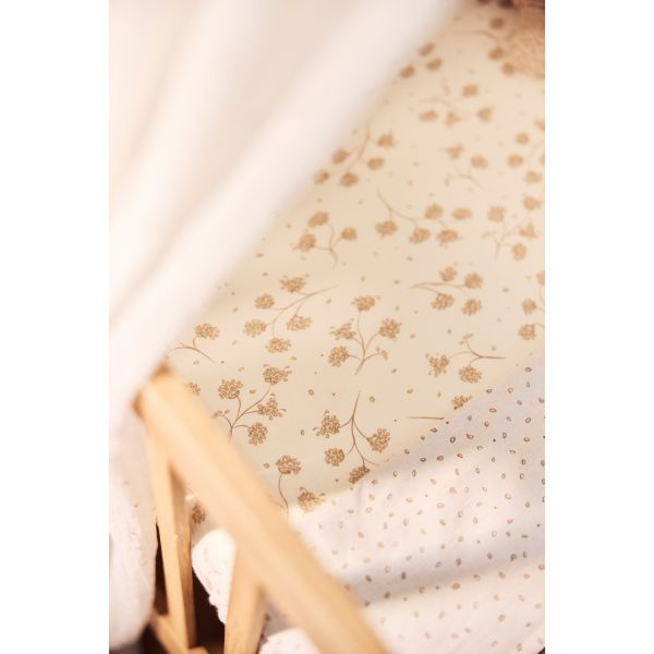 Drap lit bébé 120x150 cm Leafy Dreams
