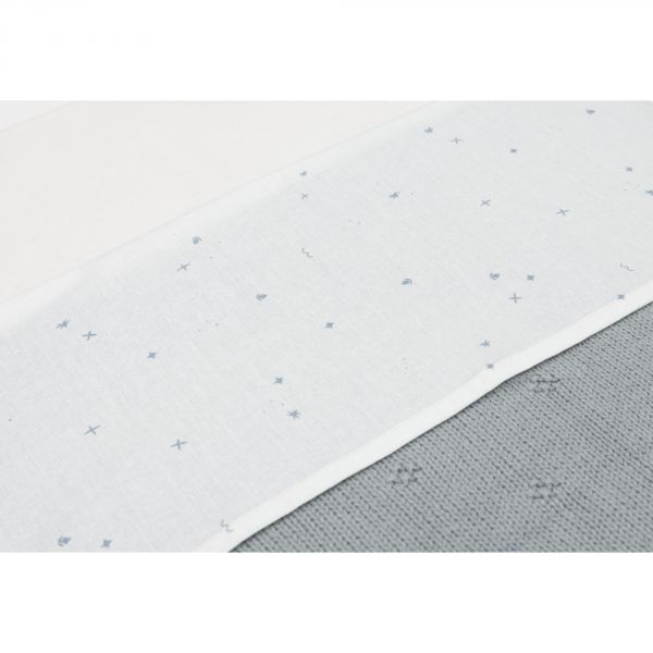 Drap berceau 75x100 cm Twinkling Sea Green