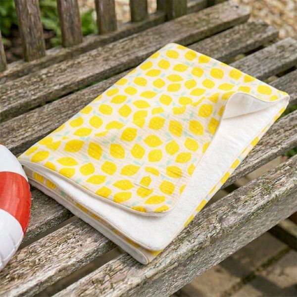Drap de plage Citron