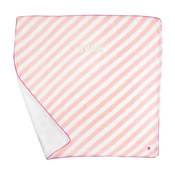 Drap de plage rose