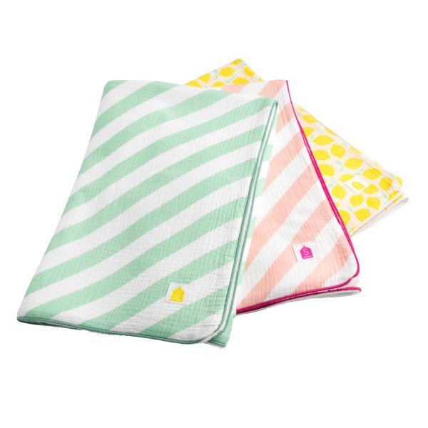 Drap de plage rose