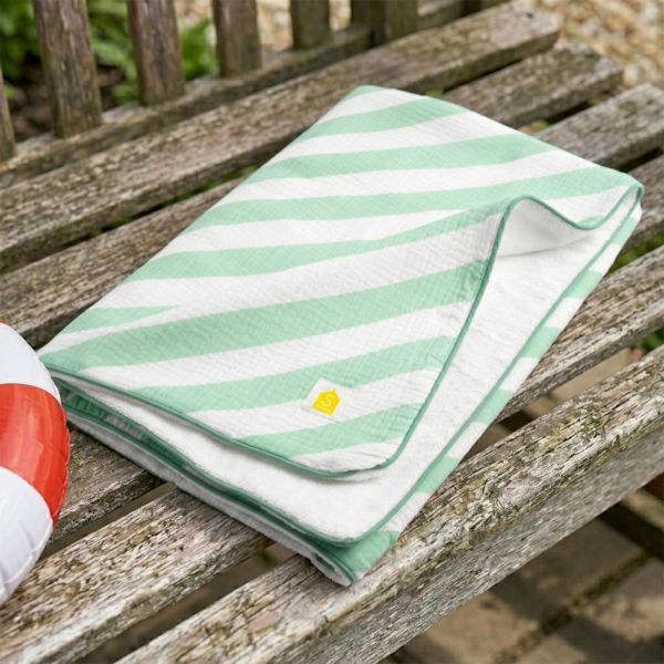 Drap de plage vert