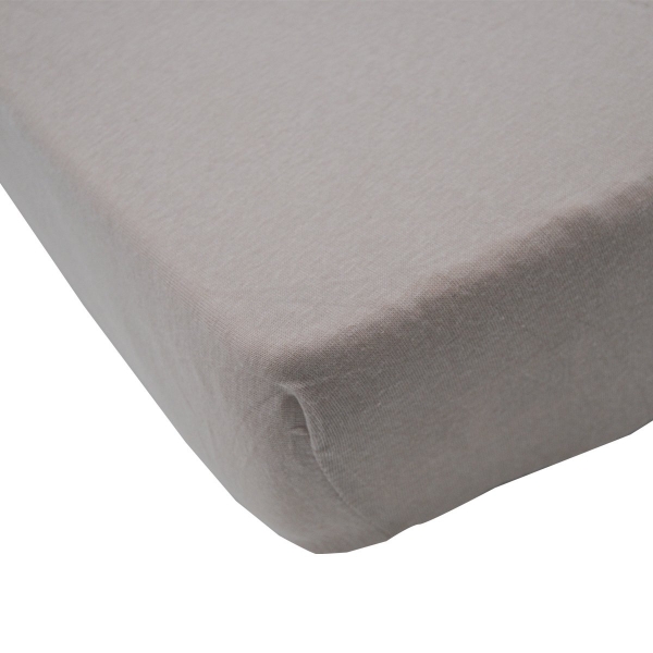 Drap housse 60 x 120 cm Taupe