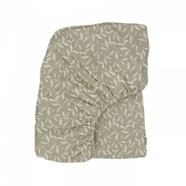 Drap housse 60 x 120 cm Leaves