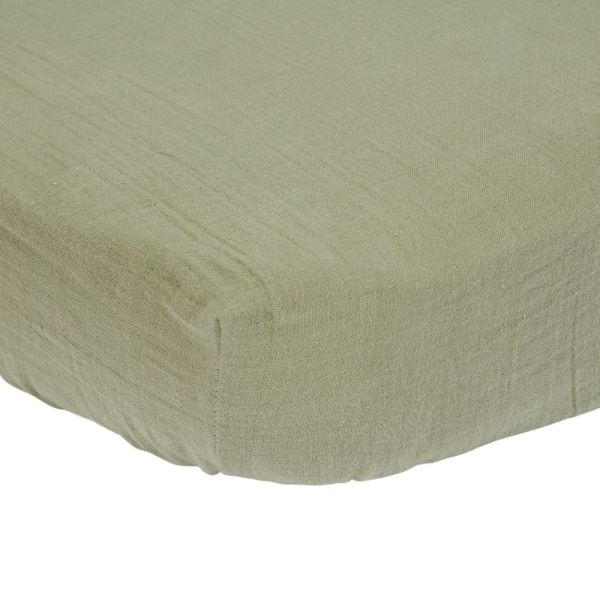 Drap-housse -  Pure Olive - 70 x 140/150 cm