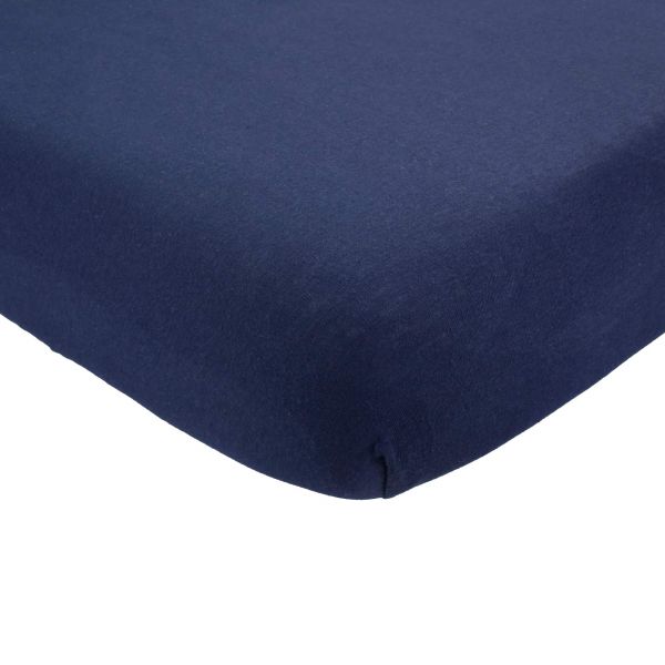 Drap housse marine 60 x 120 cm