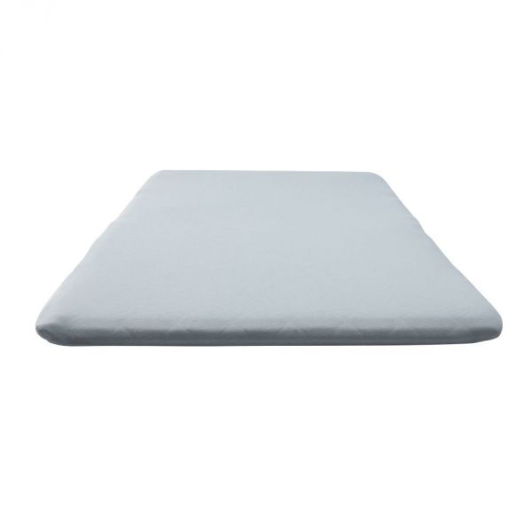 Drap housse Sena gris 70x100 cm coton bio