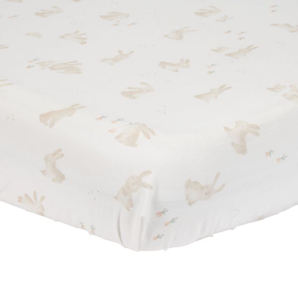 Drap-housse berceau - Baby Bunny - 40 x 80 cm