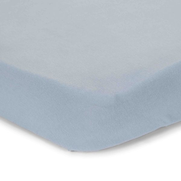 Drap-housse berceau - Pure Denim Blue - 40 x 80 cm