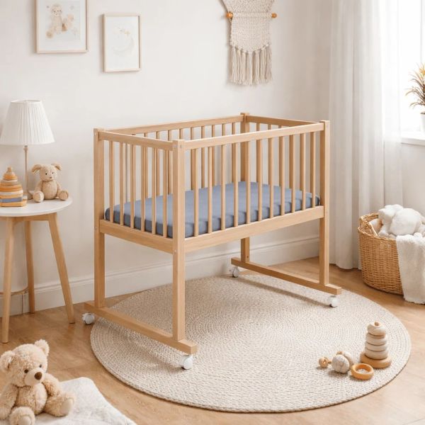 Drap housse 45x85 cm - Bleu layette