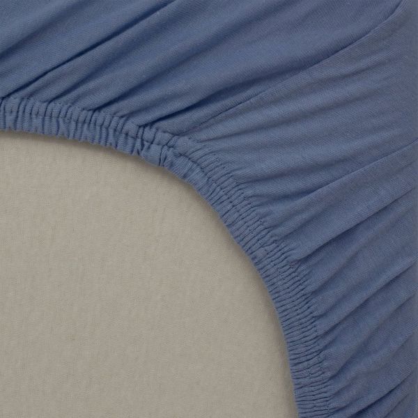Drap housse 45x85 cm - Bleu layette