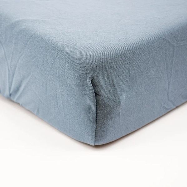 Drap housse Bleu 70x140 cm Jersey