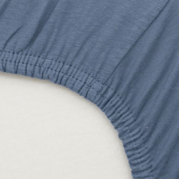 Drap housse Bleu 70x140 cm Jersey