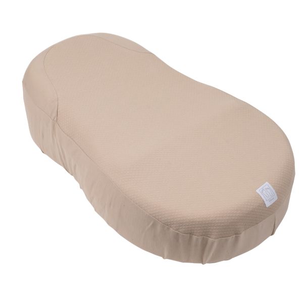 Drap housse Cocoonababy Fleur de coton Avoine